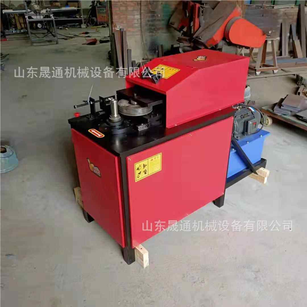 圆ST-4管起鼓机伺服自动起多筋功能起铝管压筋滚筋机机声测管接头