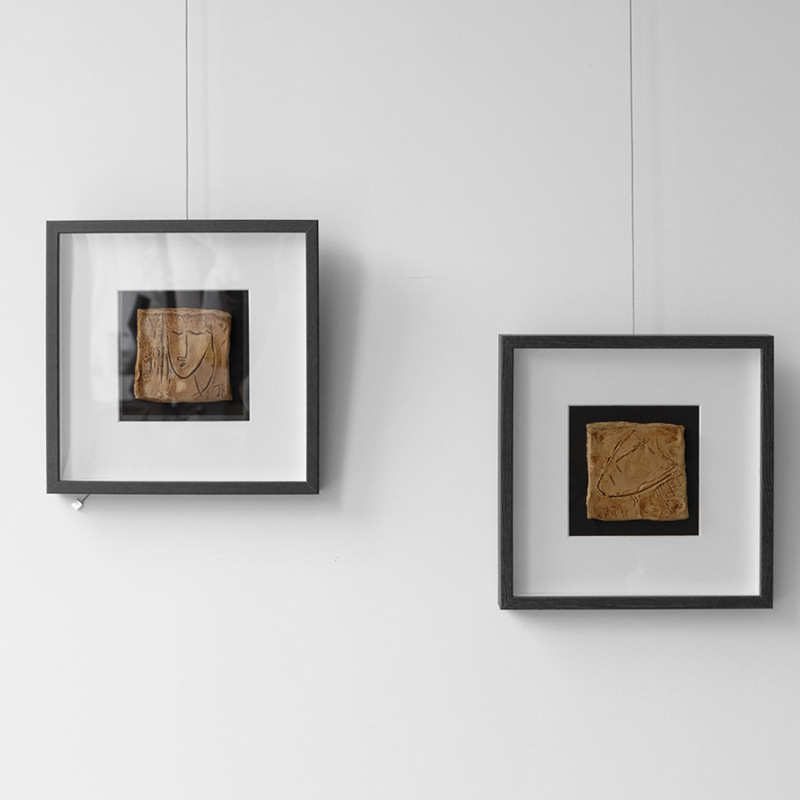 2023现代设计师装饰画风格浮雕立体挂画极年白灰抽象简黑壁画北欧