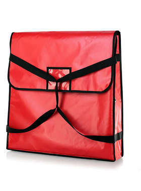 20寸22寸披萨外卖送餐保温包夹网布红色防水便携大号方形pizza袋