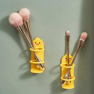 Toothbrush Holder For Wall No-Punching Tooth Brushing Stand