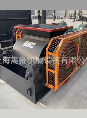 2PGC610*400型双对辊式破碎机碾压式碎石机石英河卵石制砂机粉碎