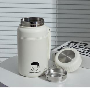 3绚青16保温壶学1生高档保温无杯户外水壶大量000ml容水杯便携杯