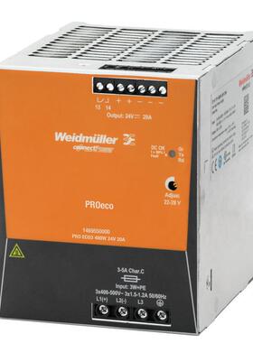 魏德米勒电源 PRO ECO3 480W 24V 20A 1469550000