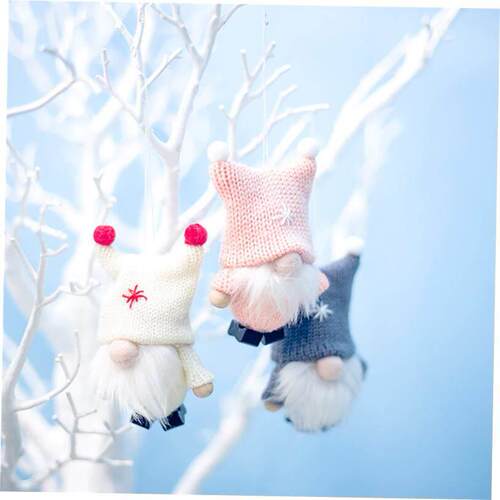 Christmas Swedish Santa Gnome Plush Doll Wool Cute Ornaments