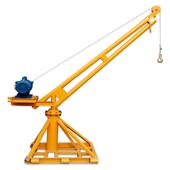 吊机家用型升降装 上料机220v756室外小修屋顶建筑电动起重1吨提升