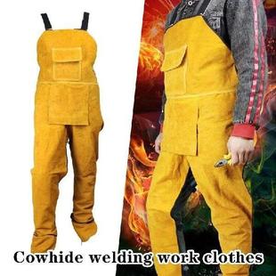 Welder Protective Apron Insulation Overalls Heat Cowhide