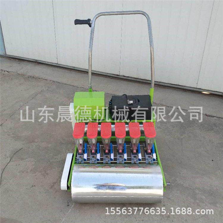 小型汽油蔬菜点播机 小粒菜籽精播机行距可调萝卜白菜播种机