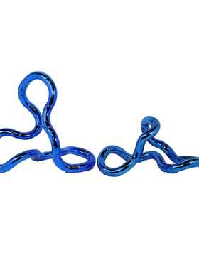 现代简约轻奢摆件莫比乌斯环形曲线室内客厅抽象线形异形几何摆件