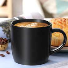 美式 经典 简约复古水杯家用牛奶早餐咖啡杯 大咖啡杯陶瓷马克杯欧式
