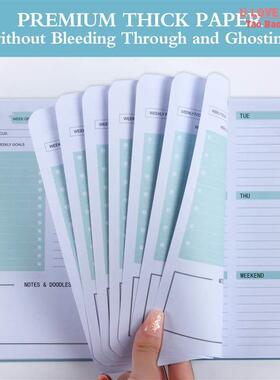 A5 Agenda Planner Notebook Secret Diary Weekly Goal Habit Sc