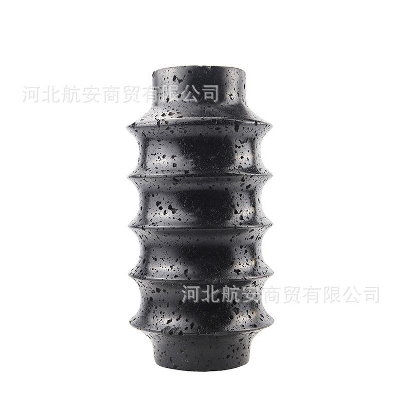 现代简约大理石洞洞花器花插桌面样板房售楼处摆件软装饰品摆设