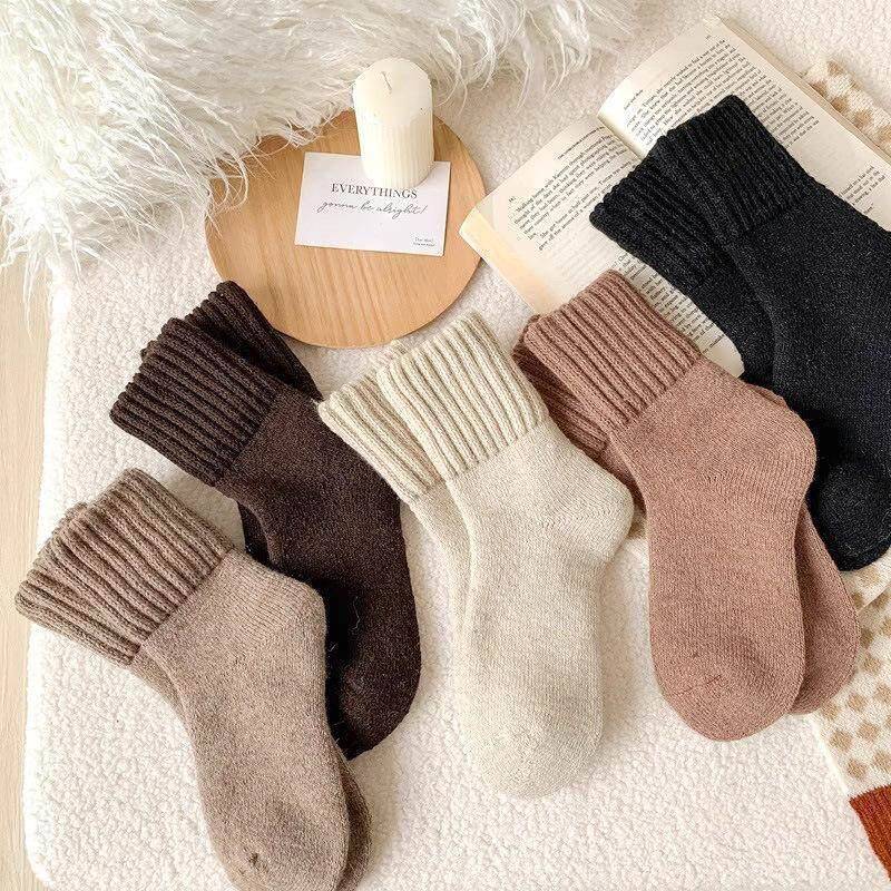 5 10 15 20 Pairs Women Mid calf Socks Casual Comfy Warm Fall