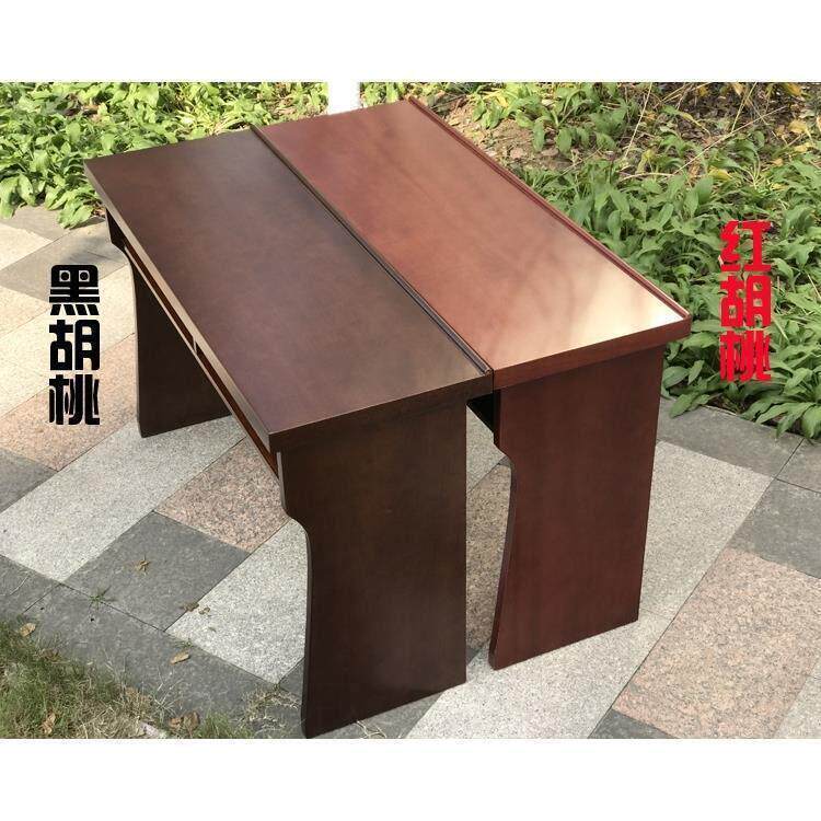 双人会议桌长条桌培训桌会议桌椅组合整套实木皮桌子会议室桌椅组