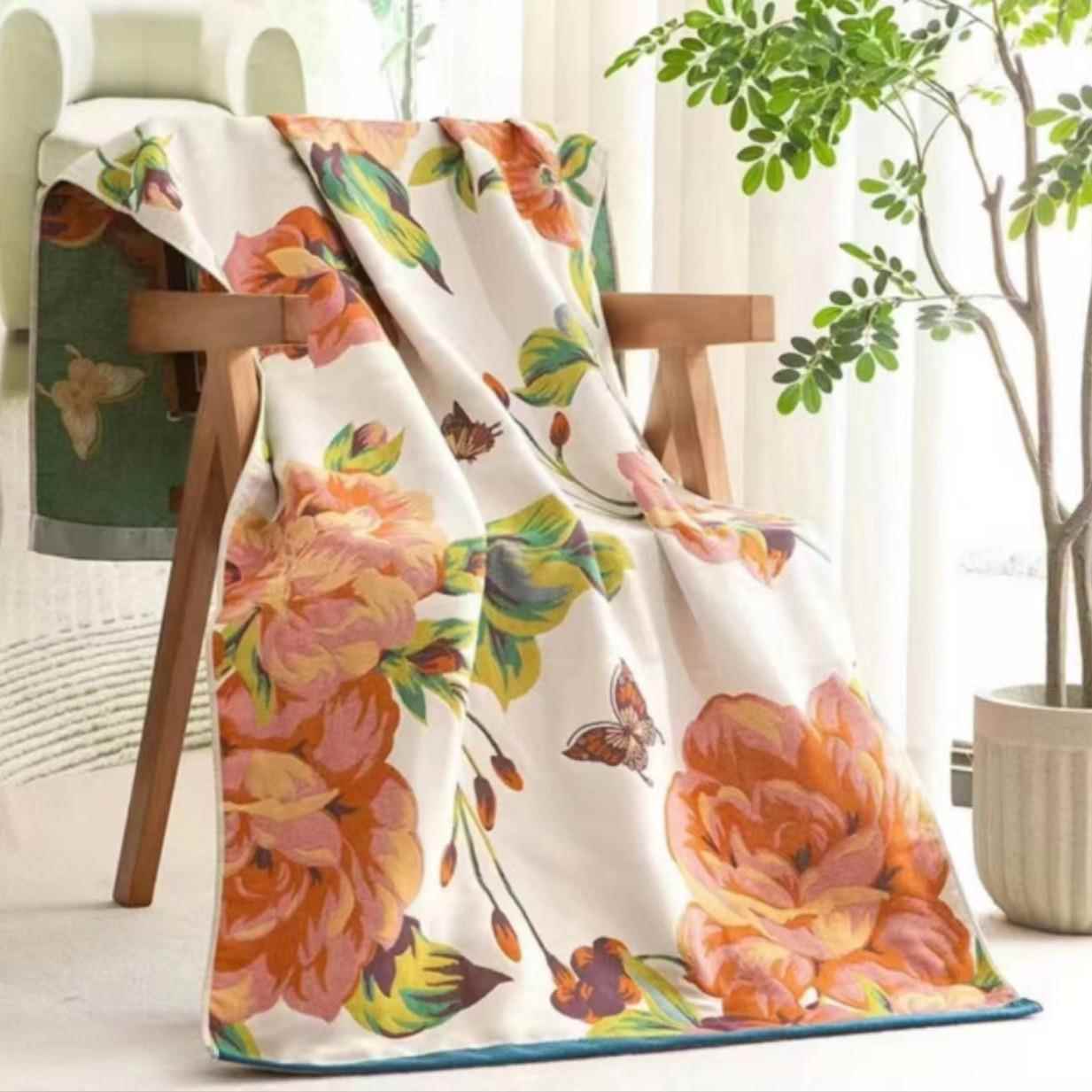 纯棉多层纱布多功能浴巾沙发巾盖毯午休毯大号浴巾柔软舒适沙滩巾