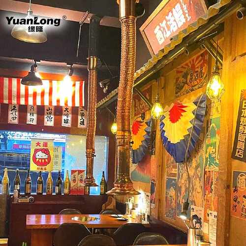 新款直销韩式烤肉排烟管烤肉店上排烟烧烤伸缩排烟管抽吸烟机排风