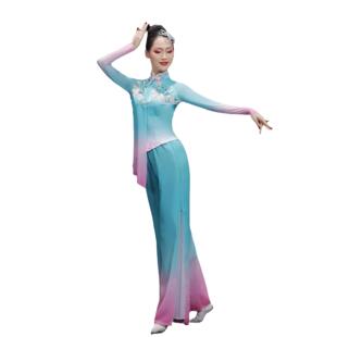 胶州秧歌舞蹈服冬季套装中国风成人秧歌服演出服女2024新款现代