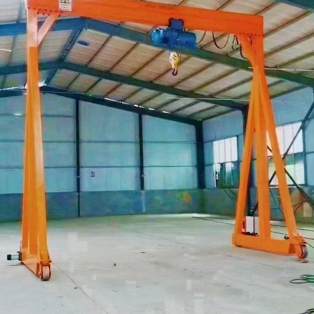 生产龙门架 1吨轻小型电动移动龙门吊 万向移动吊车 龙门架