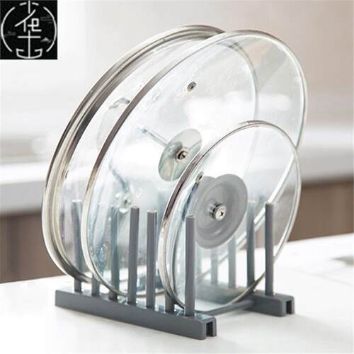 Kitchen Organizer Pot Lid Rack Holder Dish Pan Cover Rack