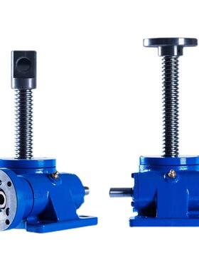 升降机丝20t升降swl5t丝蜗轮杆杆电动螺旋手摇50t不锈钢滚珠平台