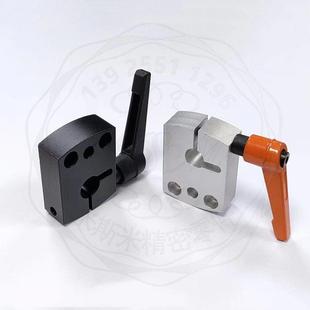 小型位置显示器用铝合金白夹板丝杆光轴定位锁紧防转动DPNK LKF01