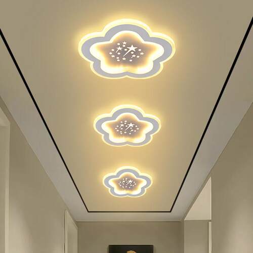 走廊灯走道灯简约现代2024年新款入户门厅阳台吸顶灯玄关LED吸顶