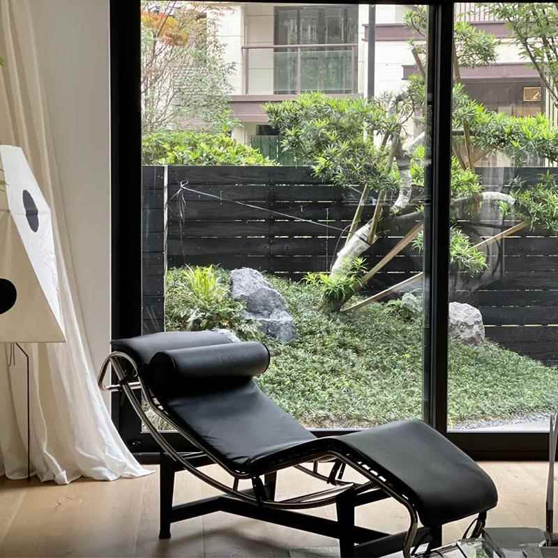 定制lc4Chaise设计师经典办公室午睡躺椅客厅书房皮艺休闲沙发椅