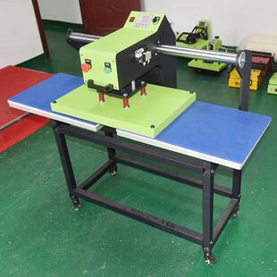 直销上滑双工位气动烫画热转印机 大幅面手压烫画机 液压升华机