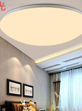 LED吸顶灯简约现代圆灯12W18W24W36W48W72W黄光暖光色温3000k灯具