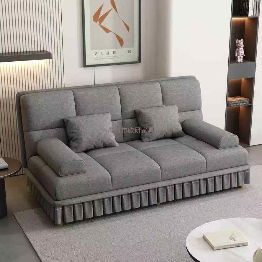 多功能折叠沙发床两用小户型简约猫抓皮家用客厅公寓懒人可躺可睡