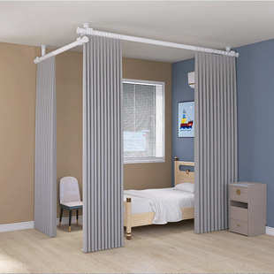 顶天立地隔断客厅卧室做房间分隔一房变两房租房临时遮挡简易屏风