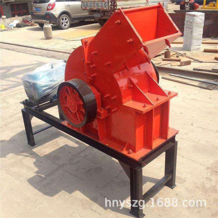 锤式粉碎机 小型矿用碎石机 移动式青石鹅卵石建筑垃圾制砂机