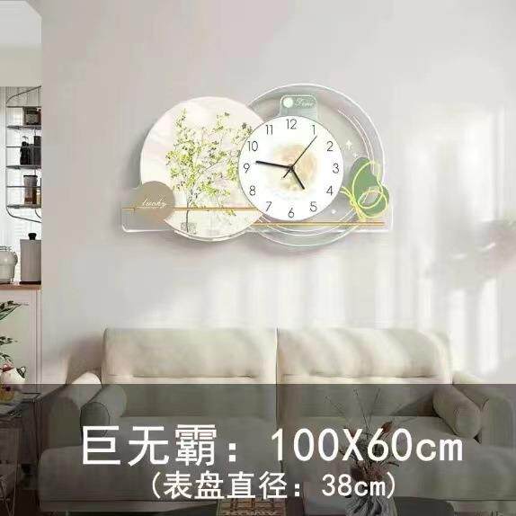 新款客厅挂钟现代简约家用时尚创意装饰时钟餐厅静音艺术钟表