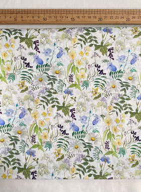 替80chartwell支缇高品质长绒棉利伯平数码布liberty童装florals