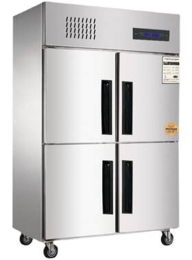 四门冰箱商用铜管立式不锈钢双门冰箱双温冷藏冷冻冰柜大容量冷柜