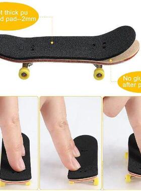 ABZJ 24 Pieces Fingerboard Foam Grip Tape Adhesive Foam