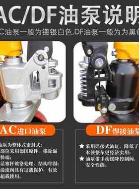 诺力手动叉车 2吨手动液压托盘搬运车 堆高地牛 AC3吨685*1220