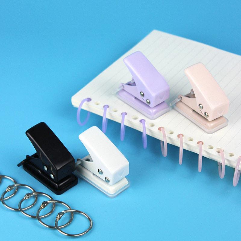 打孔器迷你孔圆环孔打孔机活页夹小便携diy手帐活页本装订文具