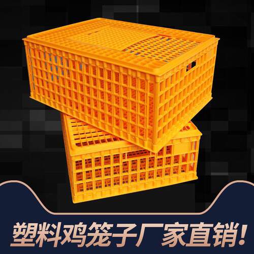 鸡笼周转箱鸡鸭鹅鸽兔运输笼加厚特大号防摔运输笼大鸡笼家用养殖