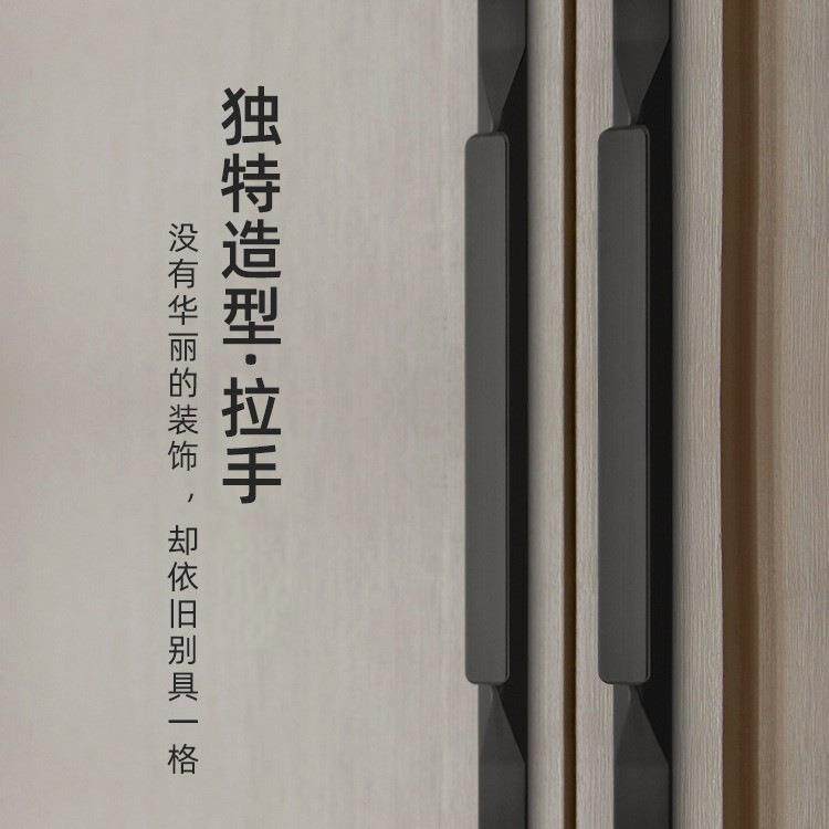 欧式柜子小拉手 橱柜门抽屉加长衣柜门把手 现代简约铝合金把手