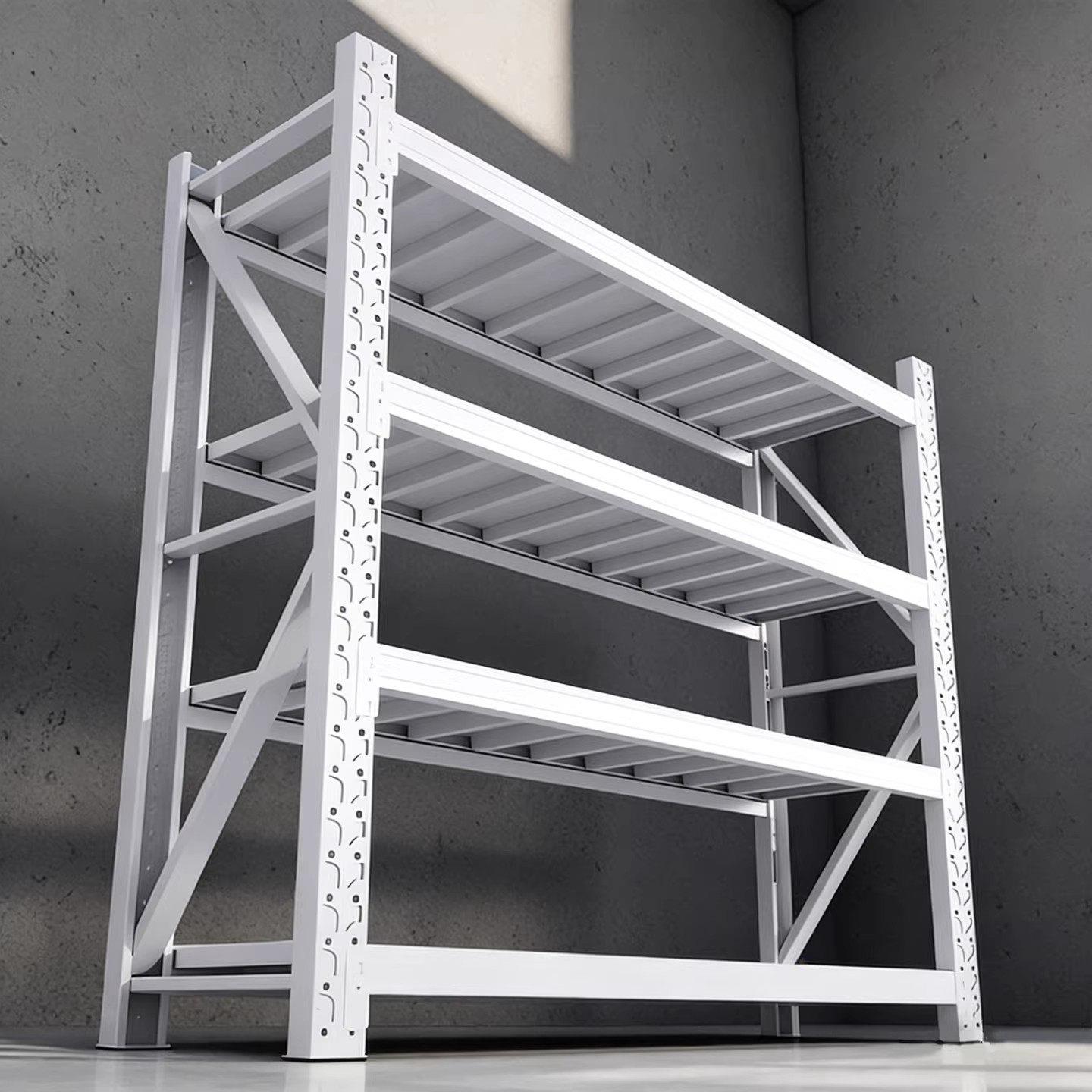 货架置物架多层商用架子超市快递展示架置物架落地收纳层架超强承