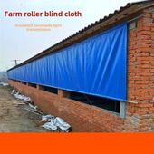 保温篷布畜牧业加厚猪圈帘布可调防雨篷布卷帘布温室猪舍