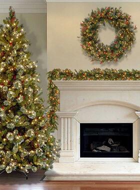 1.8/2.7M Christmas Decoration Rattan Christmas Garland Red B