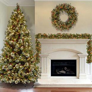 Decoration Christmas 2.7M Garland Red Rattan 1.8