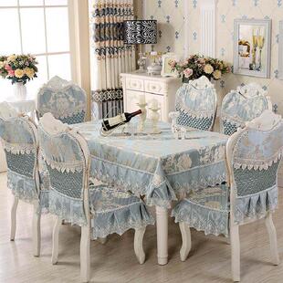 椅套矩形餐桌布餐椅椅垫一套家庭使用 餐桌凳套2022新欧式