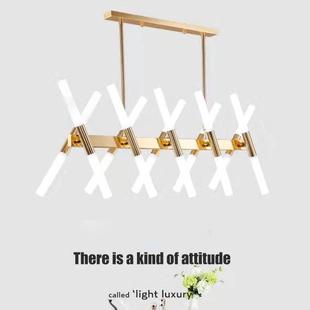 北欧人字树杈餐厅吊灯后现代简约风格 设计师长方形吧台餐厅灯
