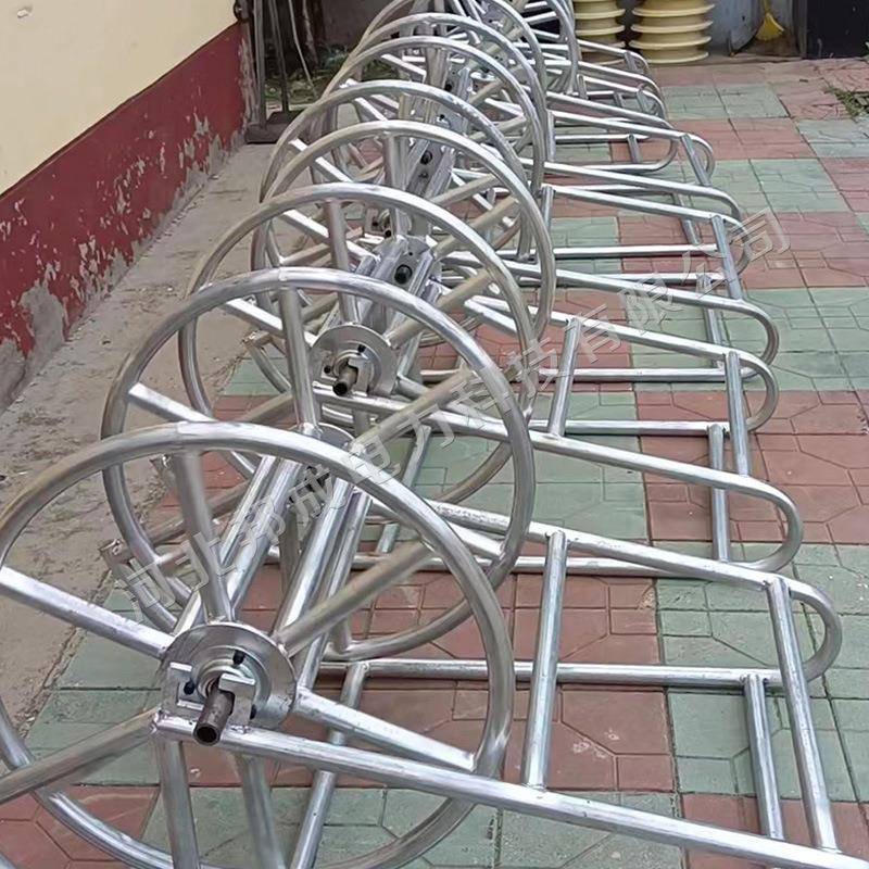 防扭钢丝绳放线车船型放线架绕线轴电力施工牵引绳线盘支撑架
