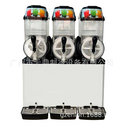 厂家供应餐饮店冷饮雪泥机110Vslushmachine3缸雪融机
