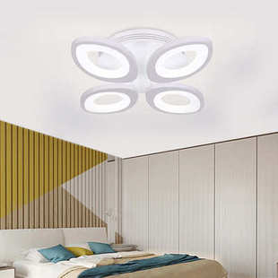 温馨创意吸顶灯 个性 双层莲花形大客厅卧室LED吸顶灯 简约现代时尚