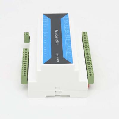 8路网络继电器 自动获取IP以太网转485开关量透传 MODBUS TCP PLC