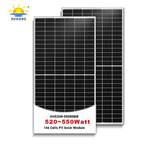 600W晶太阳能板A级双玻效光伏组件家用工商业离网发电板厂家